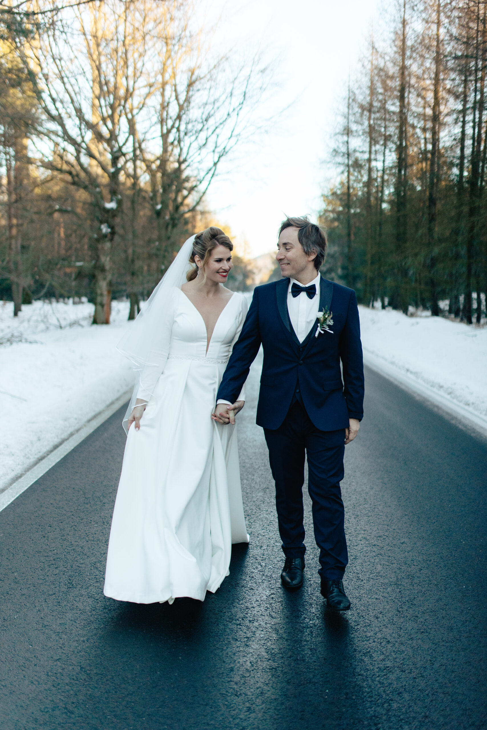 Zimní svatba na horách - Svatební fotograf Teplice Ústecký kraj